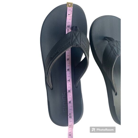 Flojos Mens Levee Flip Flop Size 8 - Picture 3 of 5